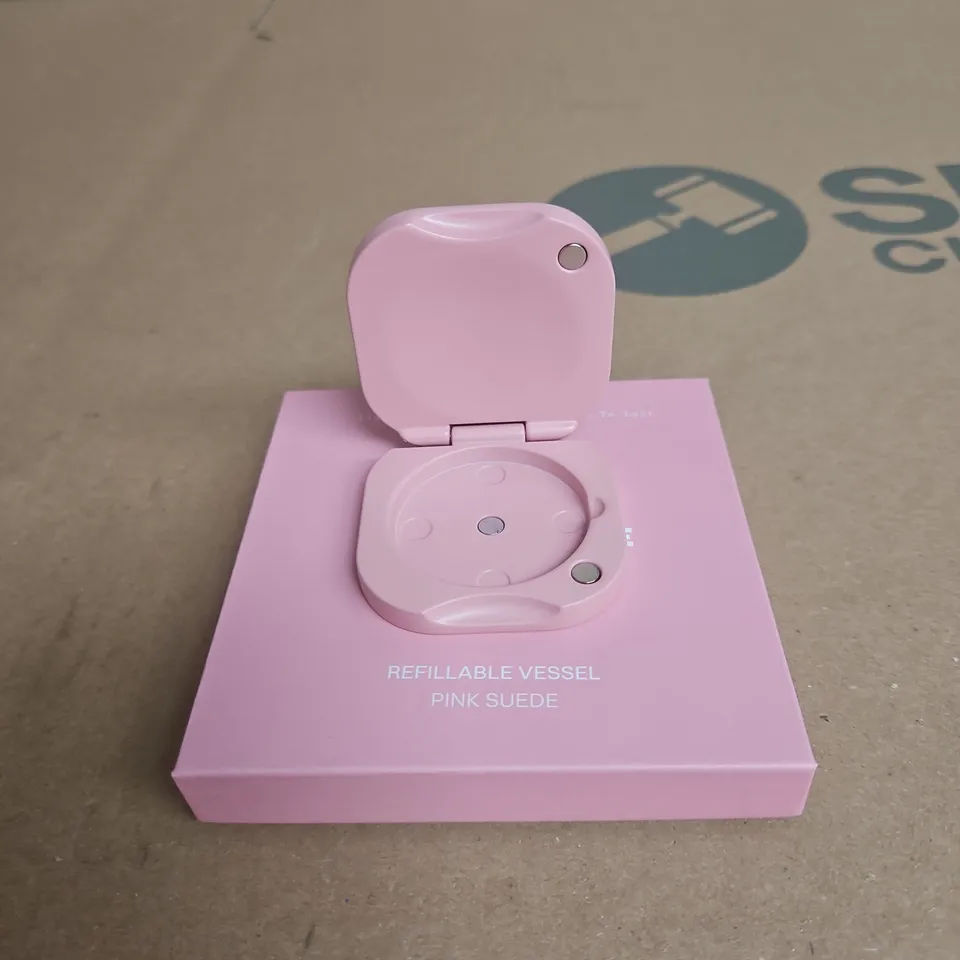 TENTH MUSE REFILLABLE VESSEL PINK SUEDE PARFUM SOLIDE FOR SCENT