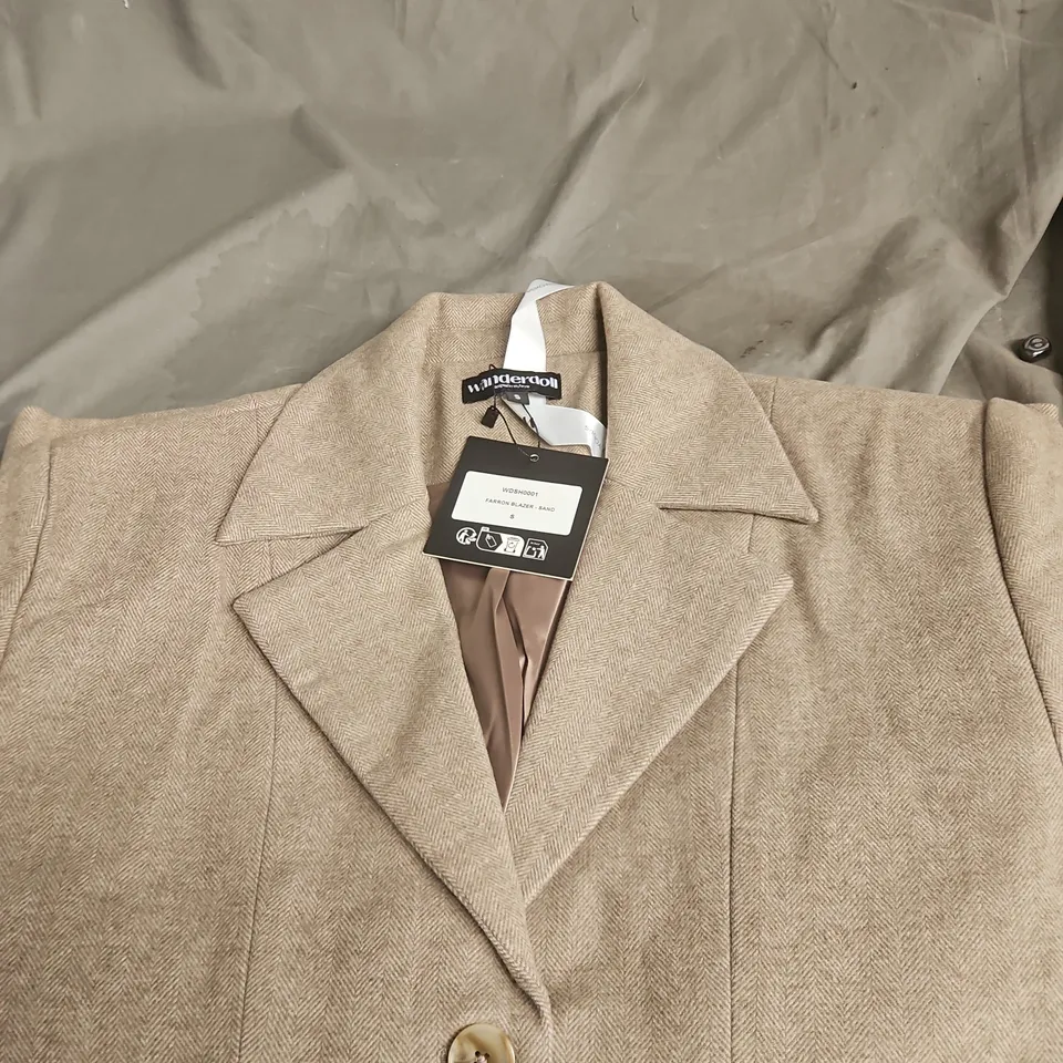 WANDERDOLL FARRON BLAZER SAND SIZE S