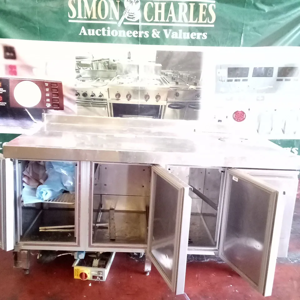 FOOD PREP STATION WITH UNDERCOUNTER FRIDGES