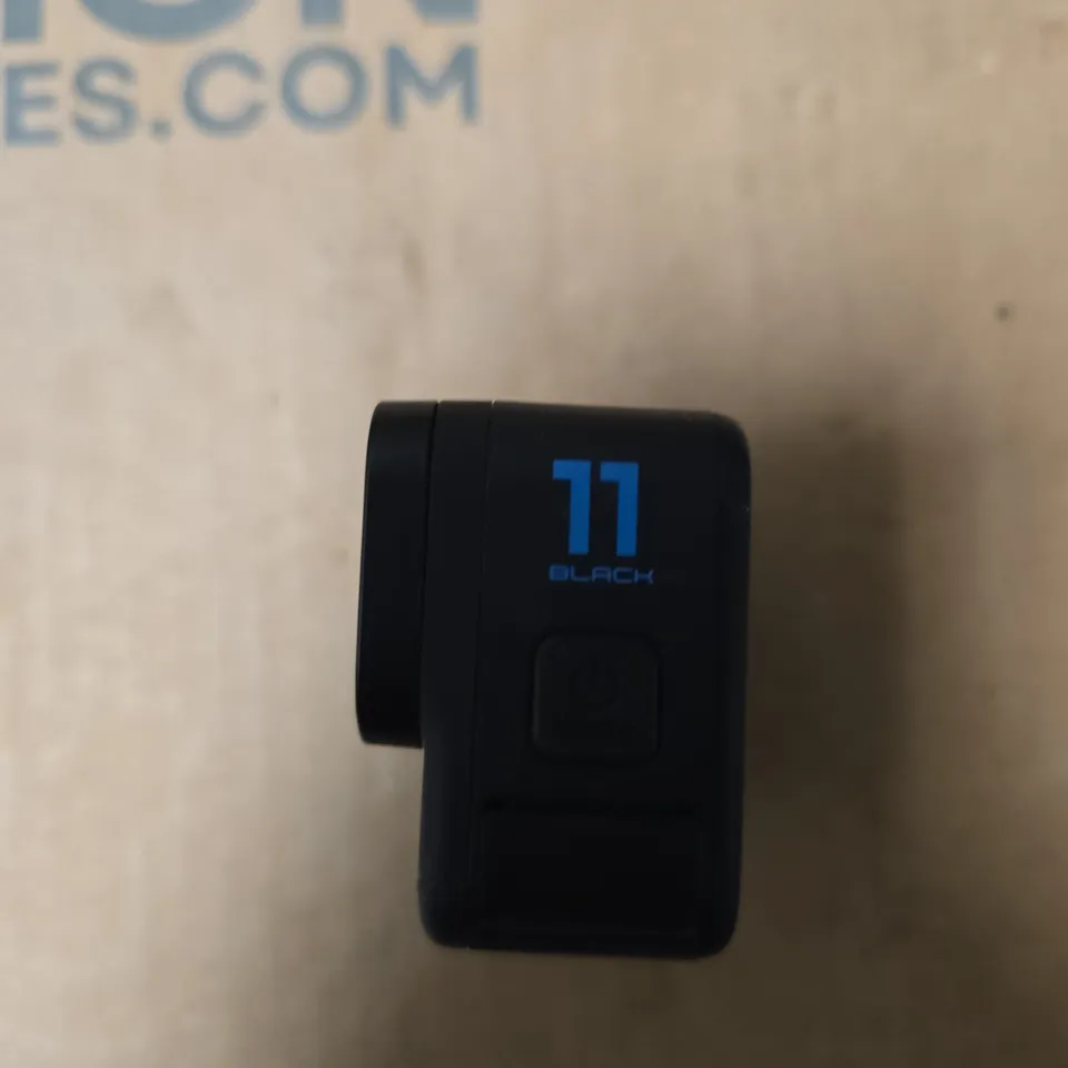 GOPRO HERO11 BLACK ACTION CAMERA IN PROTECTIVE CASE WITH MOUNTING ACCESSORIES