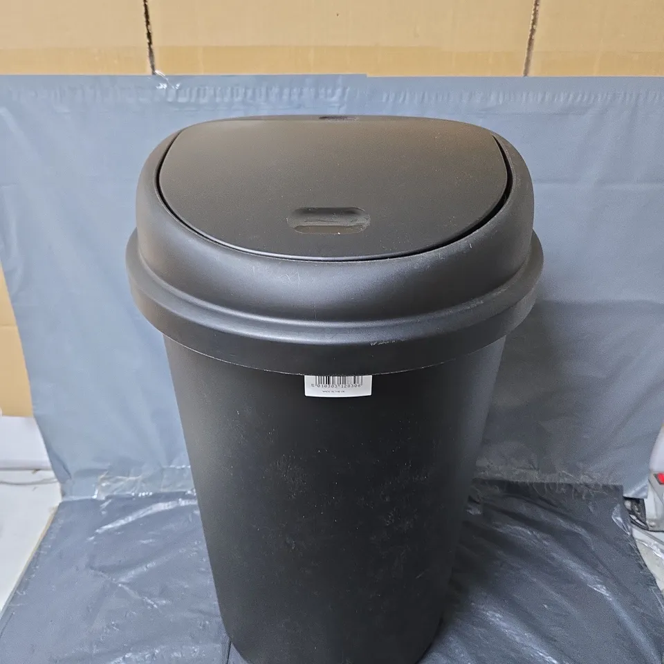 ADDIS PLASTIC ROUND TOUCH TOP BIN