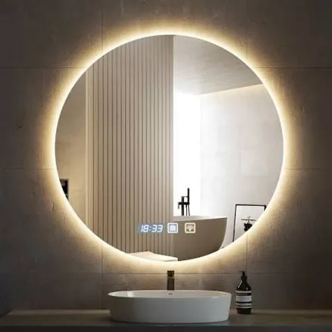 BOXED LED LIGHT MAKEUP MIRROR - WHITE (1 BOX)