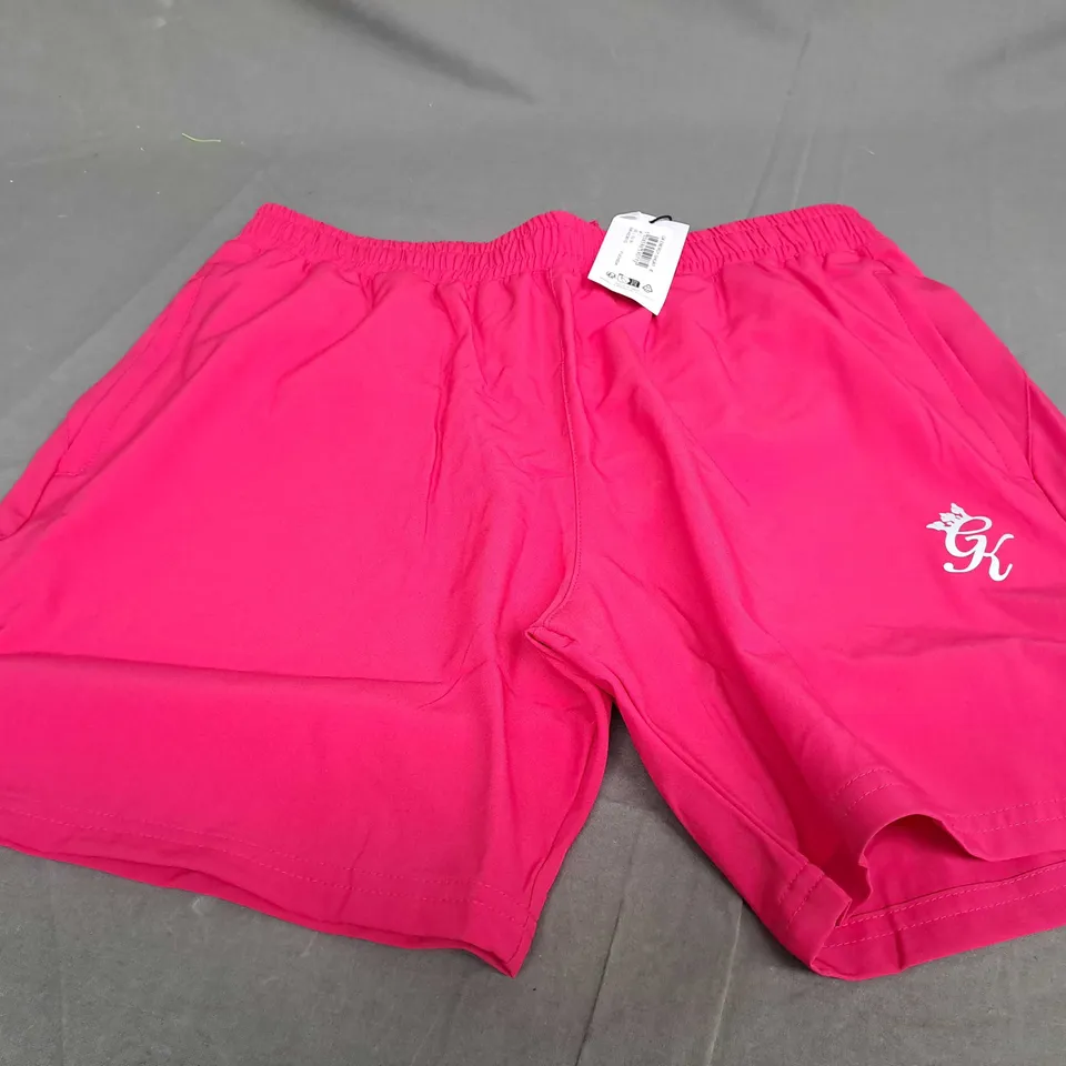 GYMSHARK ENERGY SHORT IN PINK - LARGE