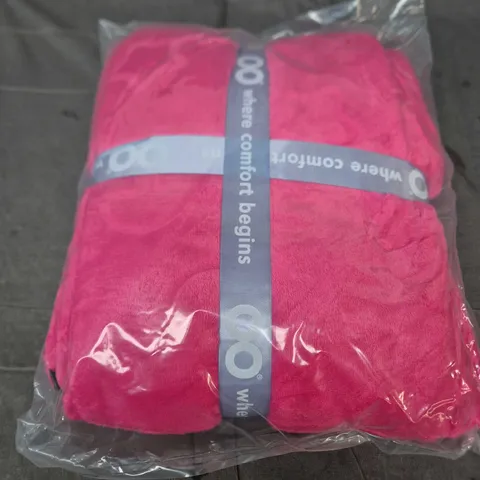 SEALED OODIE OVERSIZED HOODED BLANKET - PINK