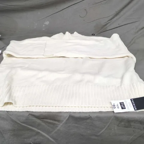 F&F PREMIUM CREAM KNIT JUMPER LARGE