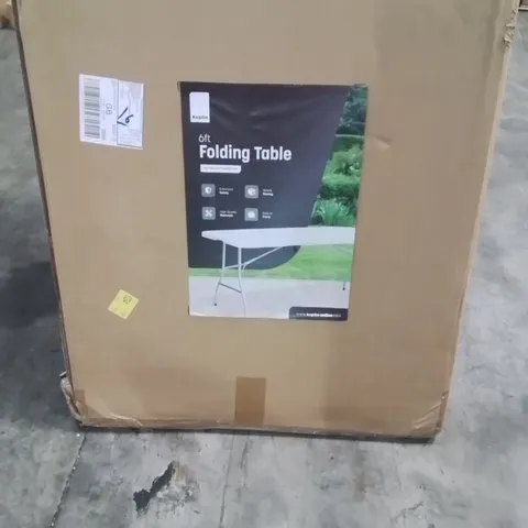 BOXED KEPLIN 6FT FOLDING TABLE