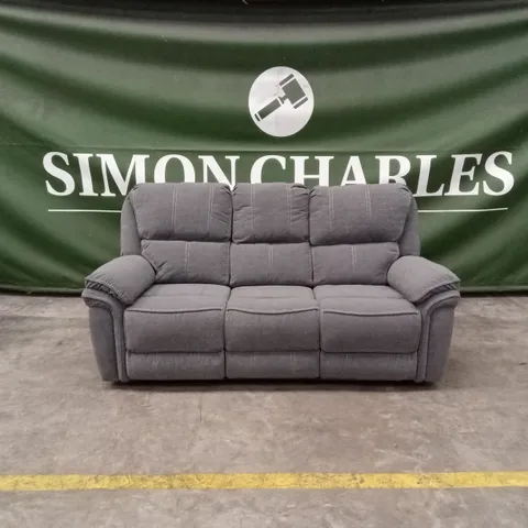 ALTOVESE 3 SEATER POLYESTER BLEND RECLINER SOFA