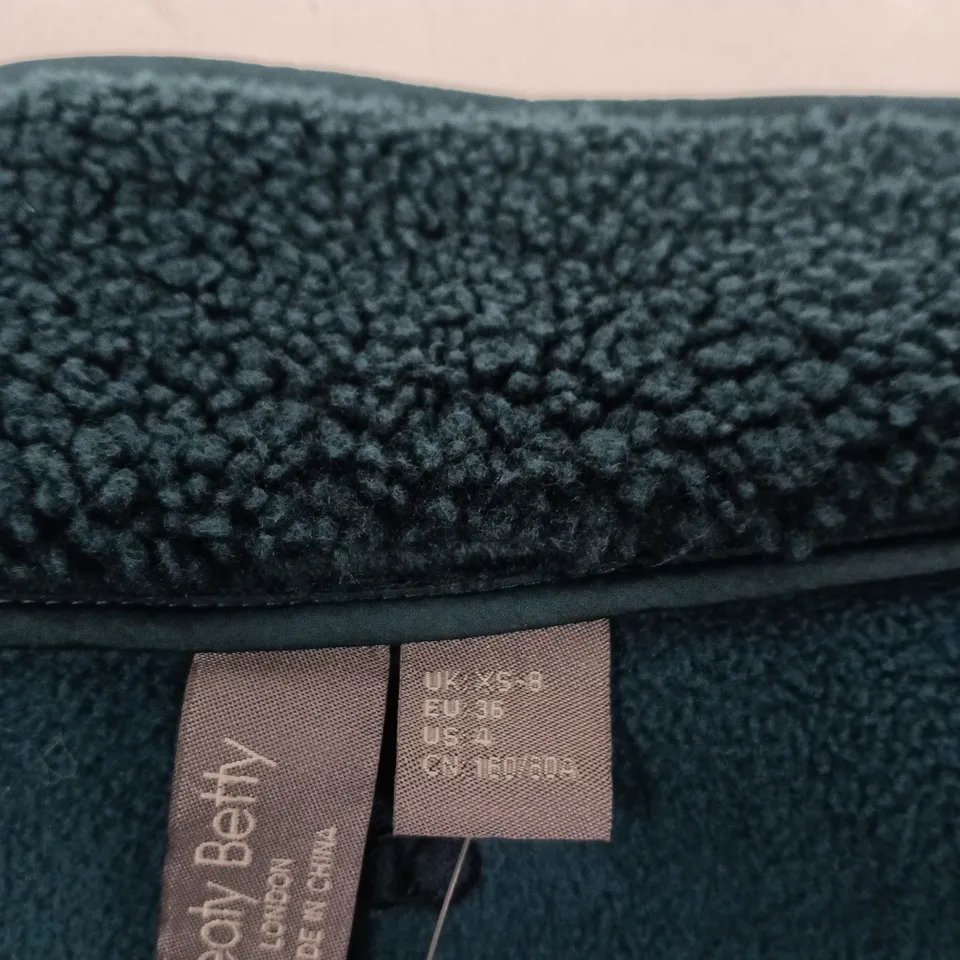 SWEETBERRY FLEECE JACKET – UK 8-, TEAL