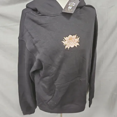 HIGH DIVE HOODIE IN BLACK SIZE XS