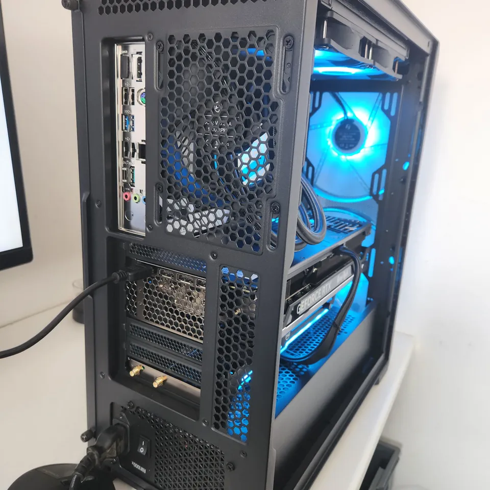 PCSPECIALIST HIGH END DESKTOP GAMING COMPUTER INTEL CORE I9-13900KF, 32GB 5600MHZ DDR5 RAM, 2X 1TB M.2 SSDS, NVIDIA GEFORCE RTX 4090 24GB GPU