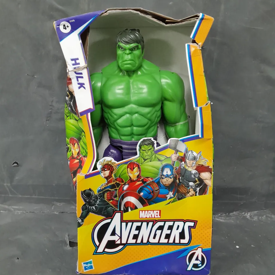 MARVEL AVENGERS TITAN HERO SERIES BLAST GEAR DELUXE HULK ACTION FIGURE RRP £18.99