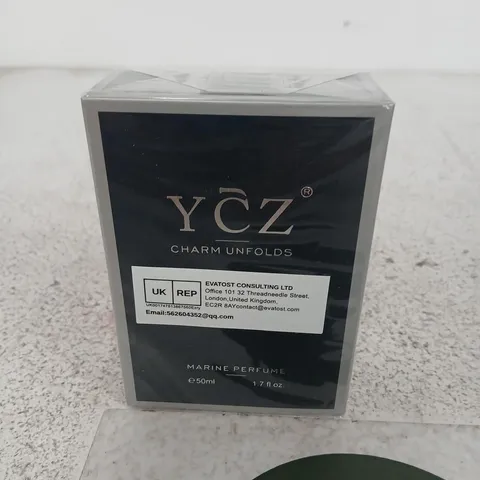 BOXED AND SEALED YCZ CHARM UNFOLDS MARINE PERFUME 50ML