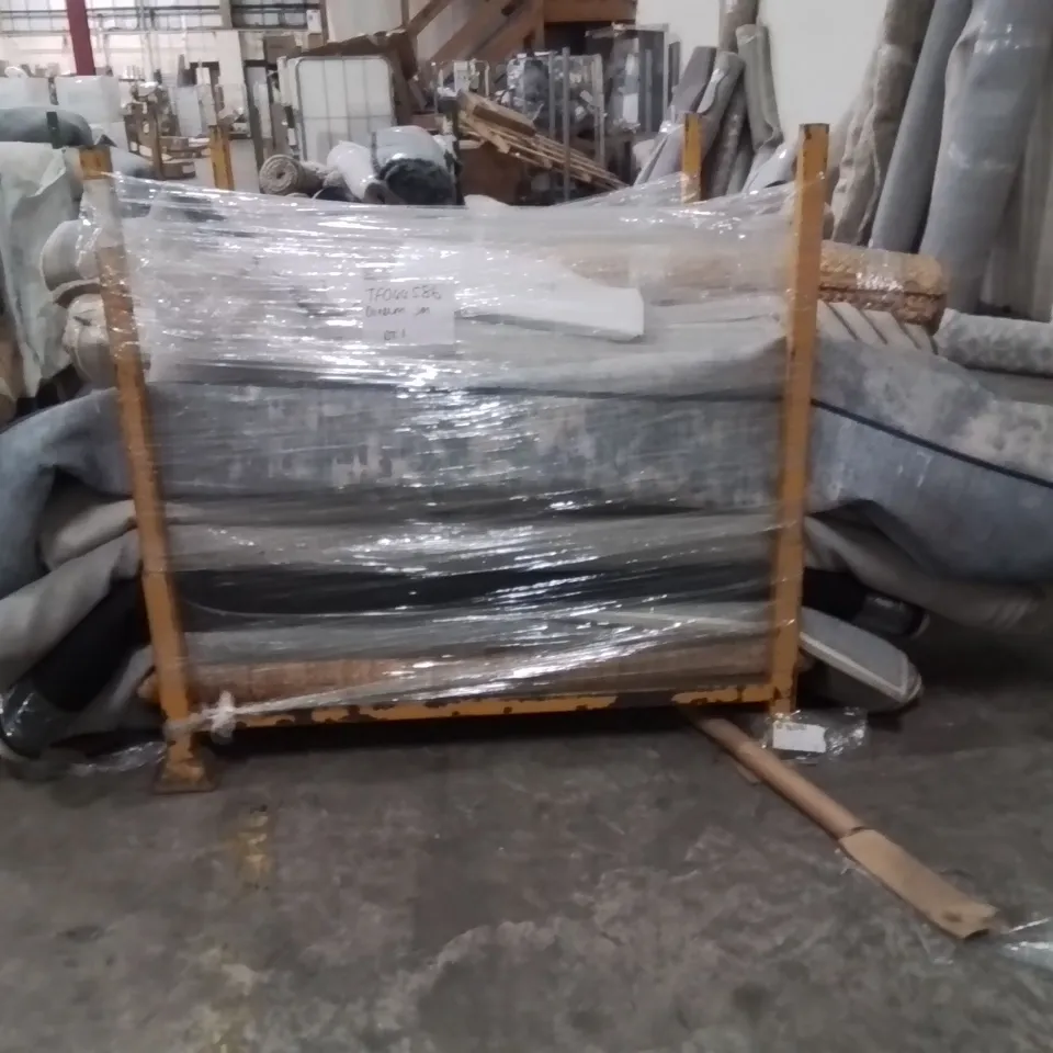 STILLAGE OF APPROXIMATELY 20 QUALITY DESIGNER RUGS