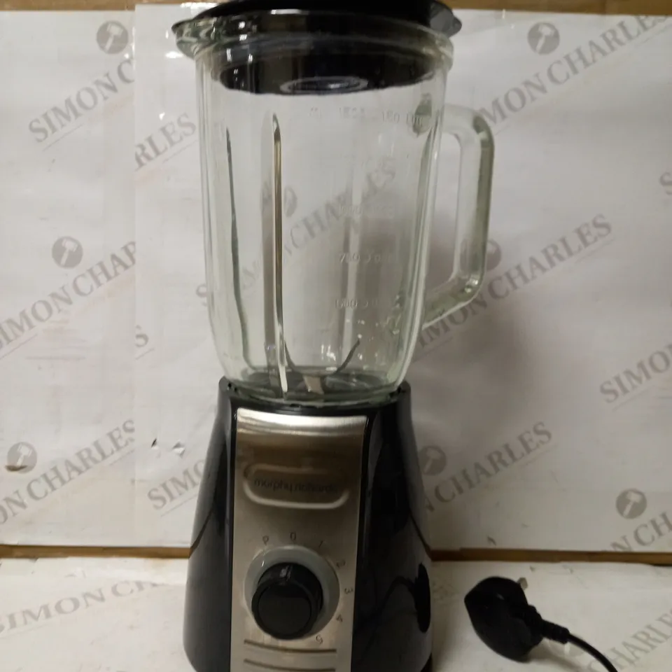 MORPHY RICHARDS TOTAL CONTROL GLASS TABLE BLENDER 