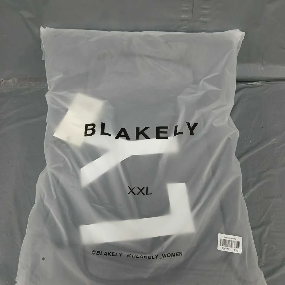 BAGGED AND SEALED BLAKELY XXL WOMENS BLOCK BACK LOGO HOODIE - BLACK 