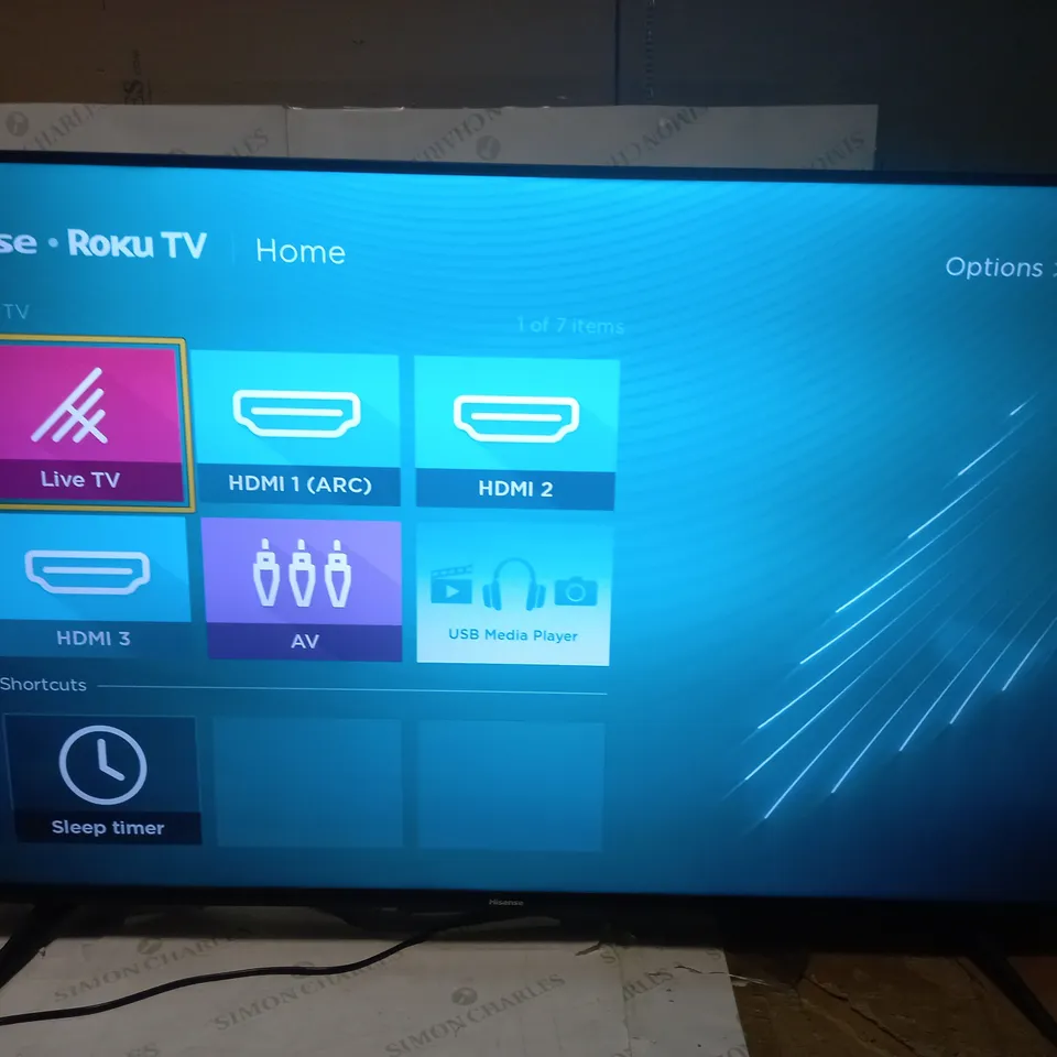 HISENSE R55A7200GTUK LED TV - COLLECTION ONLY 