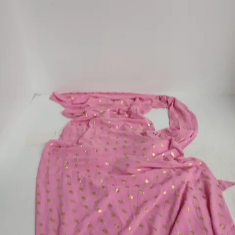 NEVER FULLY DRESSED PINK SOPHIE DRESS WITH GOLD FLECK – UK 12