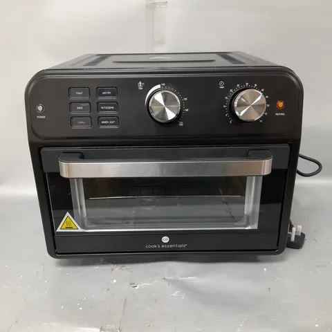 BOXED COOK'S ESSENTIAL 21-LITRE AIRFRYER OVEN IN BLACK