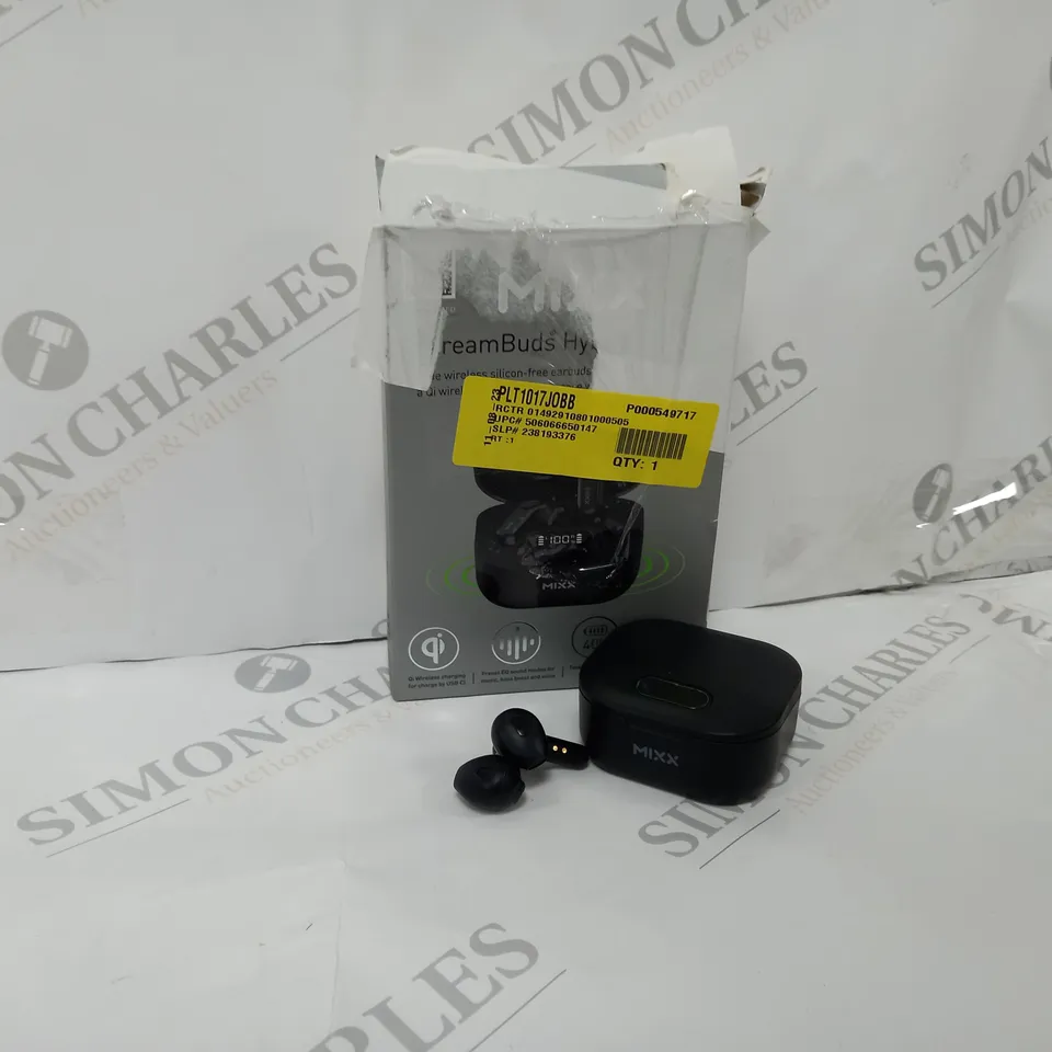 BOXED MIXX STREAMBUDS HYBRID CHARGE TRUE WIRELESS SILICON-FREE EARBUDS