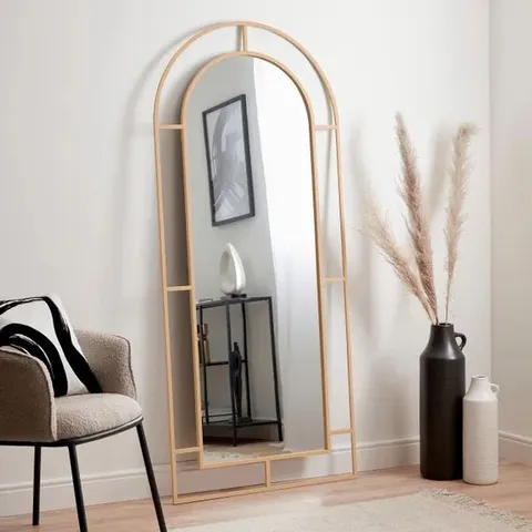 BOXED ARCH WINDOW FULL LENGTH MIRROR