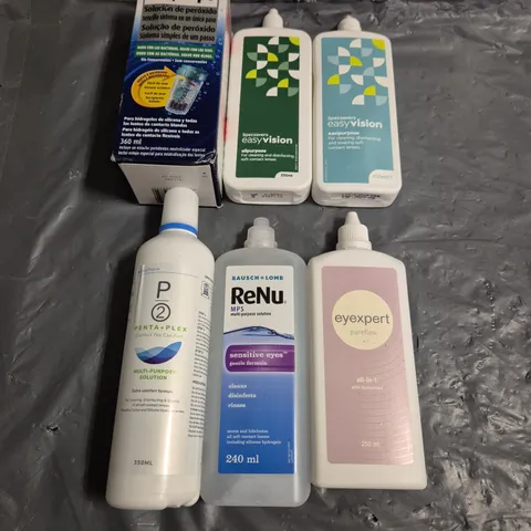 APPROXIMATELY 20 ASSORTED CONTACT LENS SOLUTIONS - COLLECTION ONLY