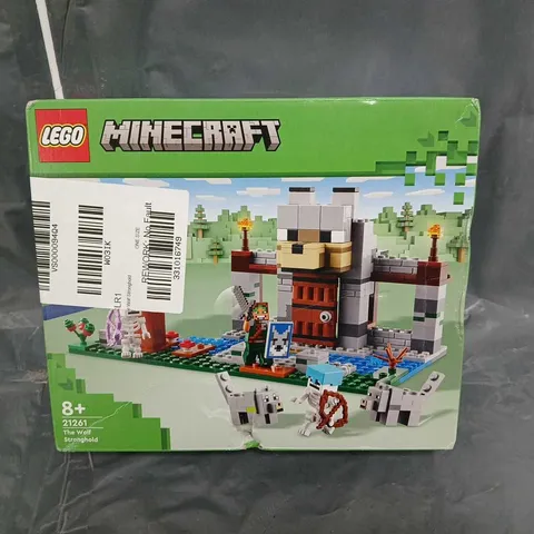 BOXED LEGO MINECRAFT THE WOLF STRONGHOLD - 21261