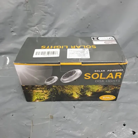 BOXED SOLAR POWERED DISK LIGHTS