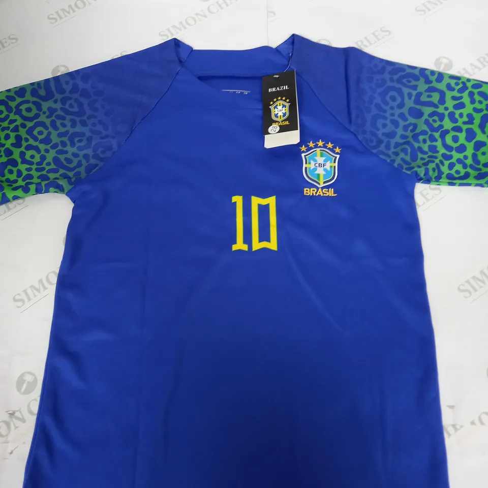 BRAZIL FC AWAY SHIRT WITH NEYMAR JR 10 SIZE 28