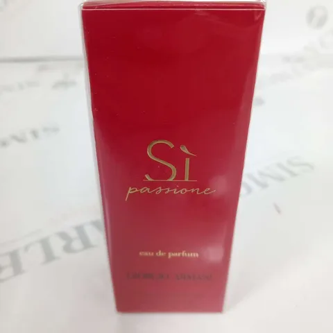 BOXED AND SEALED SI PASSIONNE EAU DE PARFUM GIORGIO ARMANI 15ML