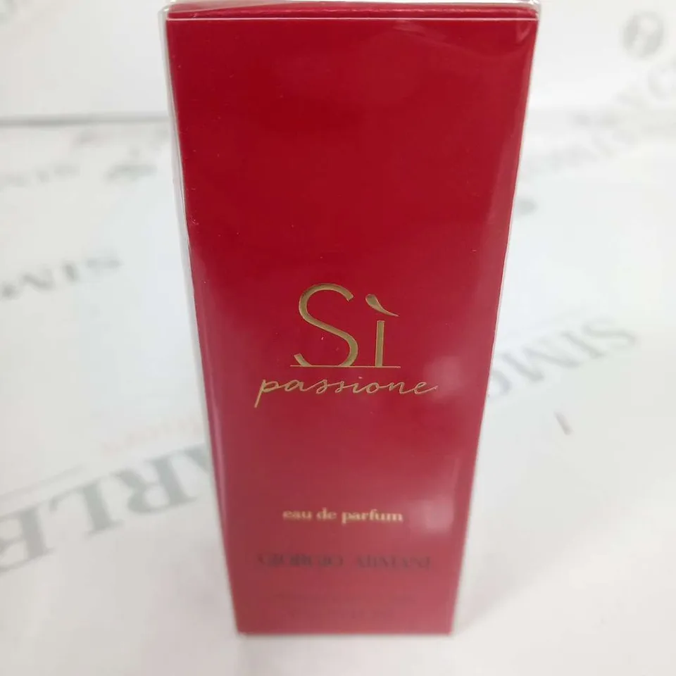 BOXED AND SEALED SI PASSIONNE EAU DE PARFUM GIORGIO ARMANI 15ML