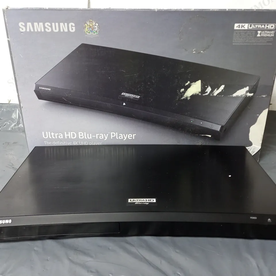 BOXED SAMSUNG ULTRA HD BLU-RAY PLAYER IN BLACK UBD-M9500