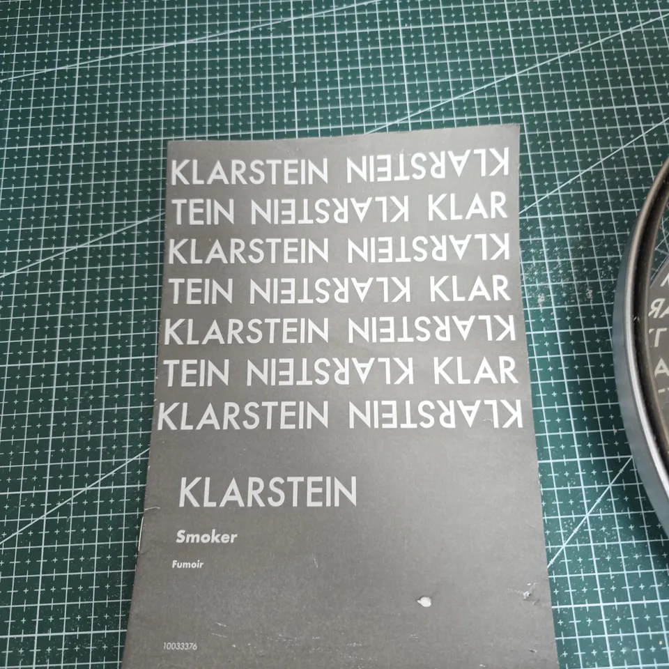 KLARSTEIN SMOKER – STAINLESS STEEL CYLINDRICAL FOOD SMOKER