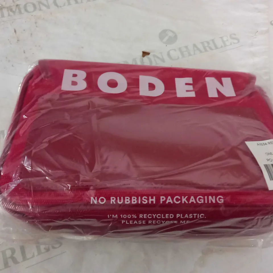 BODEN RED STRAPPED BAG