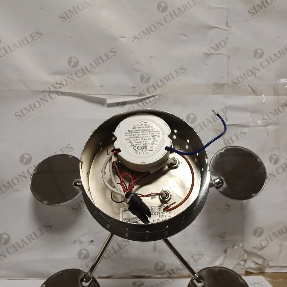 JOHN LEWIS MALMO SEMI-FLUSH 5 X 5W LED MODULE
