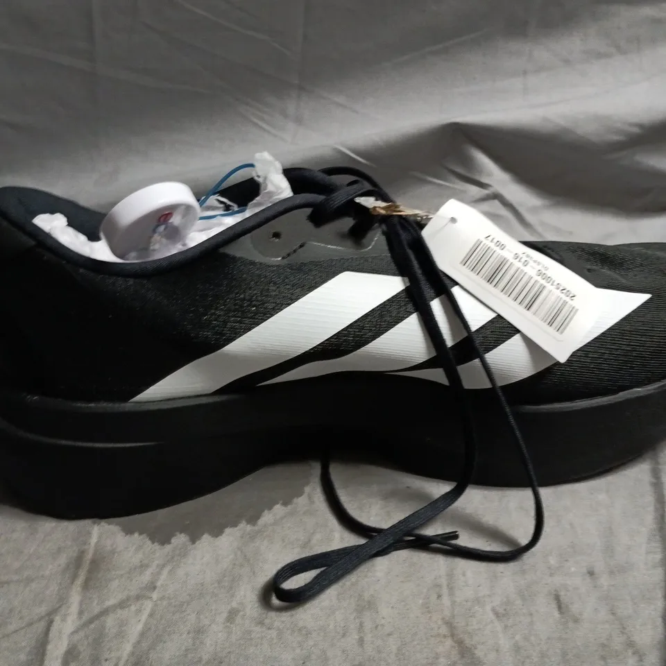 ADIDAS ADIZERO EVO SL M SHOES – BLACK/WHITE, UK 12
