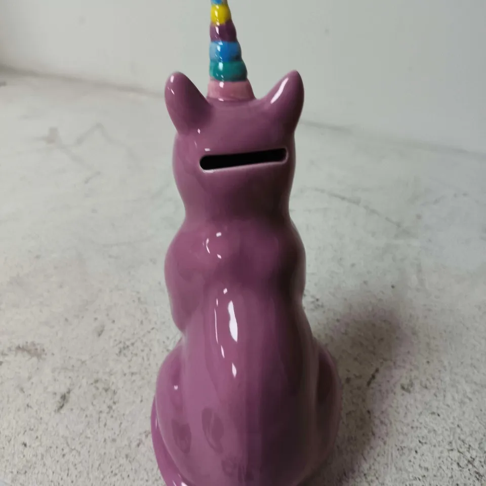 CERAMIC UNICORN MONEY BANK
