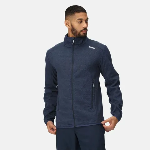 BRAND NEW REGATTA MEN'S TORRENS FULL ZIP FLEECE IN NAVY SIZE UK XXL