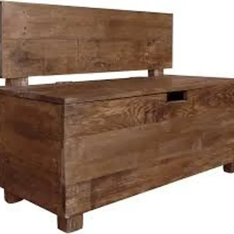 BOXED VIDAXL STORAGE BENCH/SIDEBOARD HALLWAY BENCH STORAGE BOX SOLID WOOD RECLAIMED (1 BOX)
