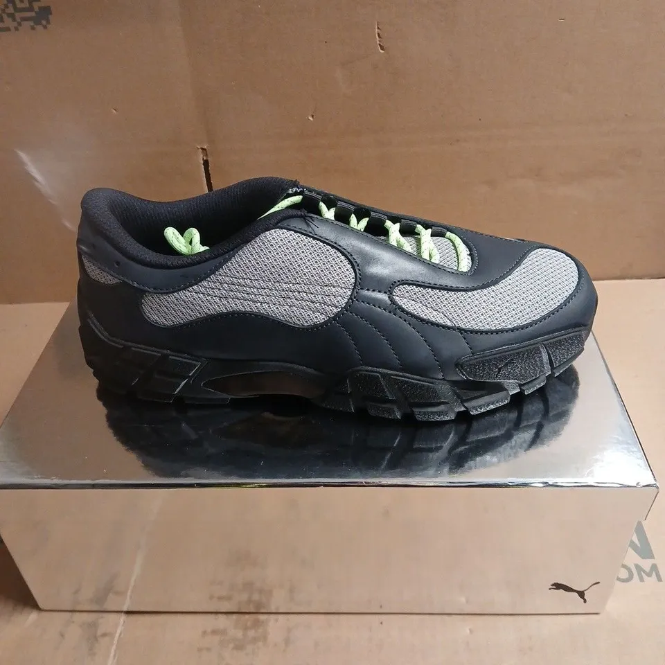 PUMA X SKEPTA DARK GREY/SILVER TRAINERS BOXED UK 10