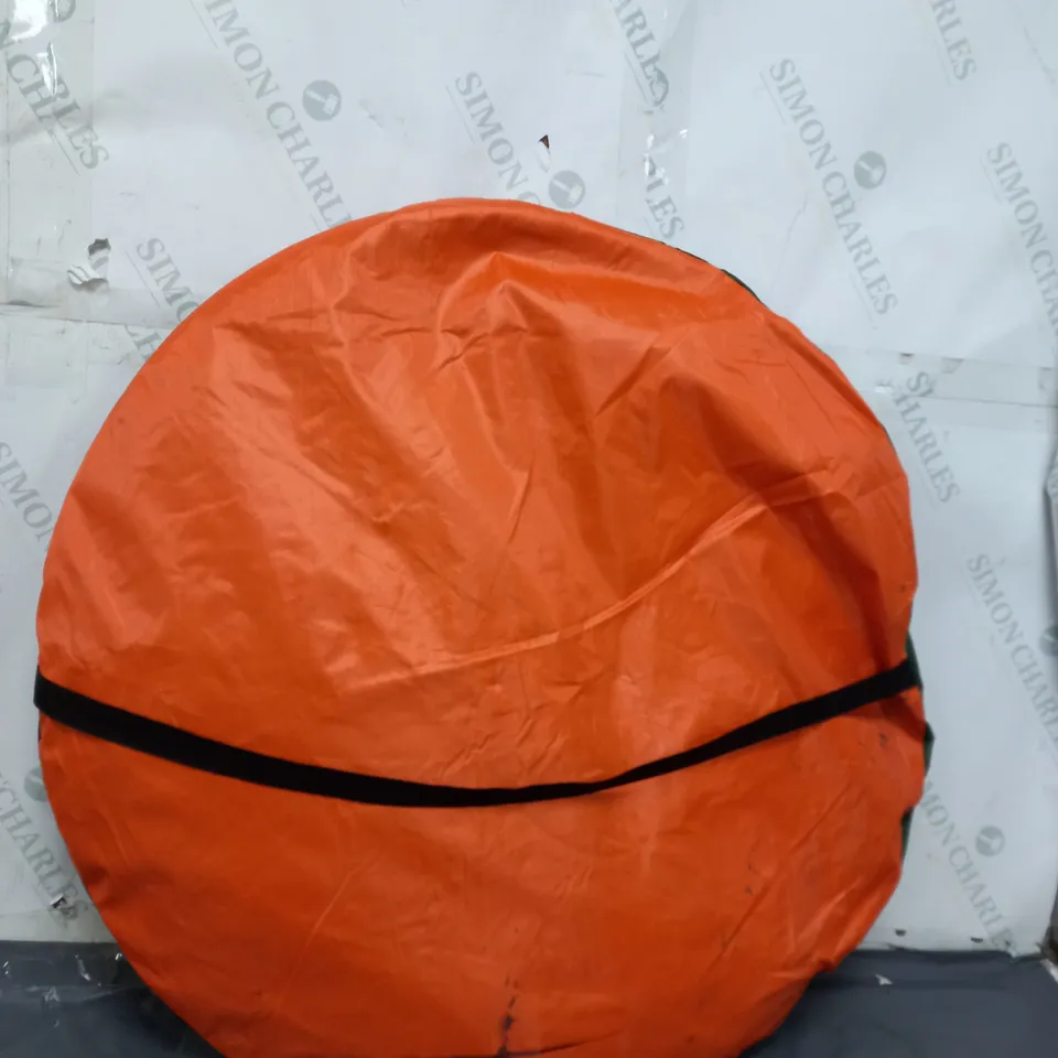 ORANGE AND GREEN POP UP TENT