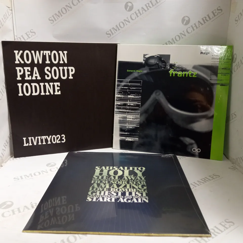 BOX OF APPROX 10 VINYLS TO INCLUDE FRANTZ, BEN FOSKETT AND THE PRETTY RECKLESS 