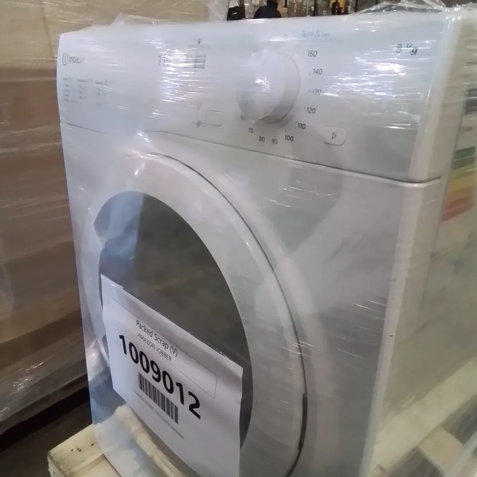 CANDY SMART PRO FREESTANDING WASHING MACHINE AND INDESIT I1D80WUK 8KG AIR-VENTED TUMBLE DRYER WHITE