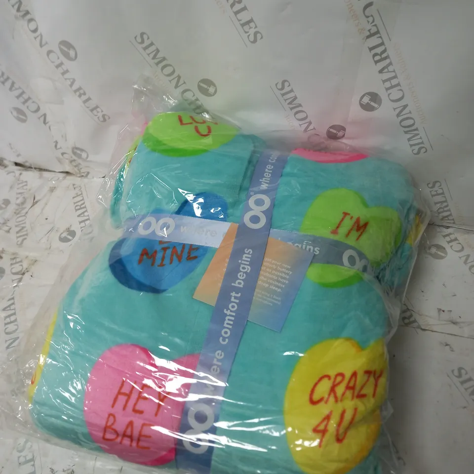 OODIE PATTERNED THROW 