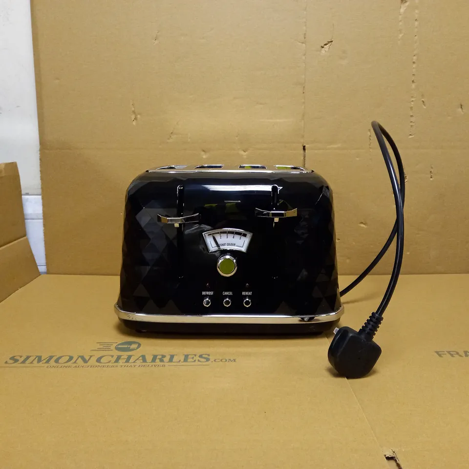 DE'LONGHI BRILLANTE CTJ4003BK 4-SLICE TOASTER