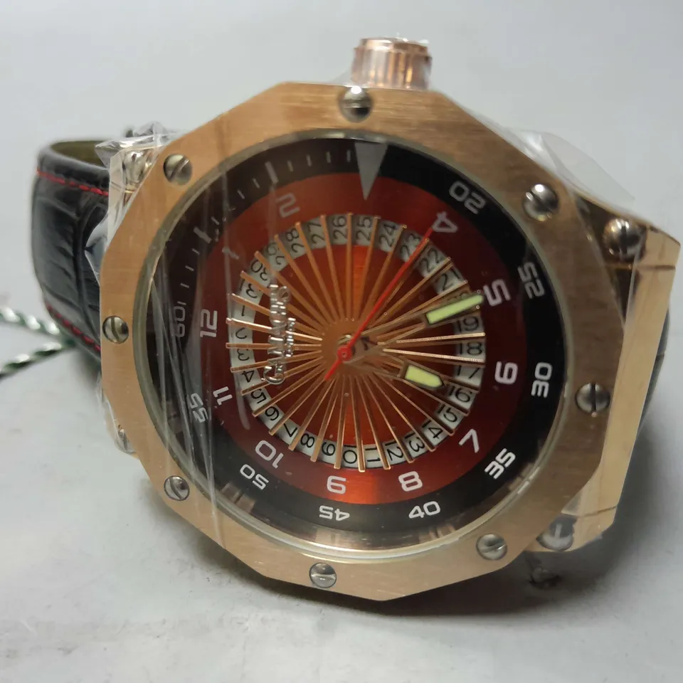 BOXED GAMAGES COMPASS ROSE WATCH