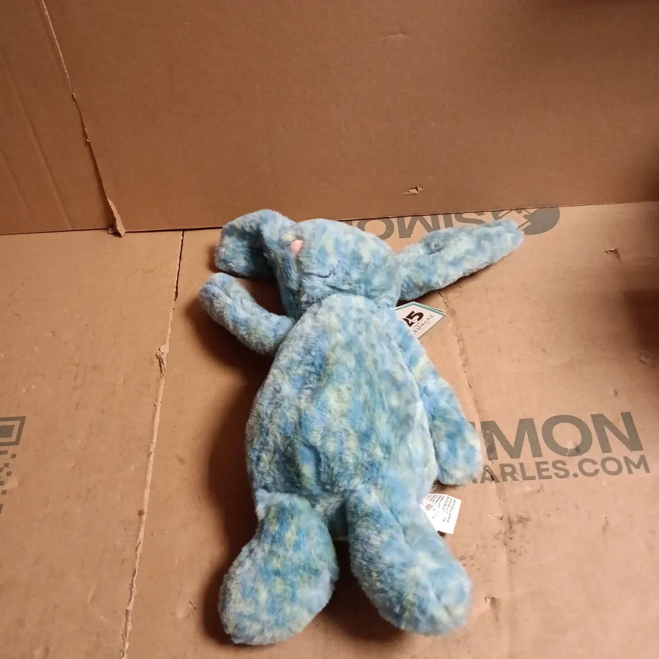 JELLYCAT I AM BASHFUL LUXE BUNNY AZURE WITH TAGS