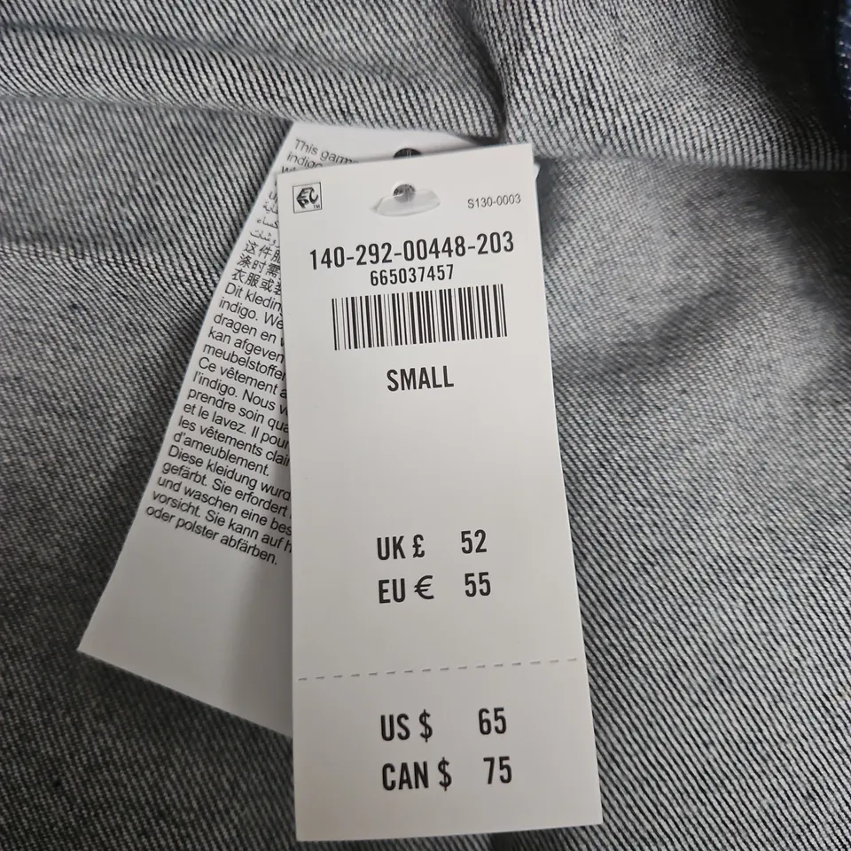 ABERCROMBIE & FITCH DENIM SLEEVELESS TOP – WOMEN'S, SMALL