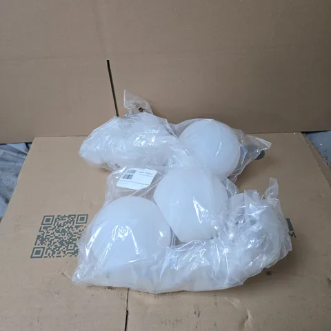 2 X GARDEN REFLECTIONS SET OF 2 15CM COLOUR CHANGING SOLAR ORBS (4 IN TOTAL) UNBOXED