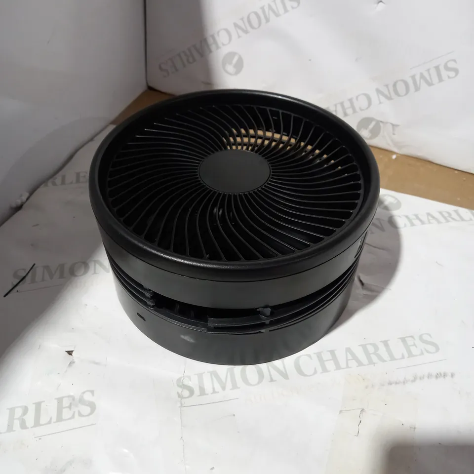 OUTLET BELL & HOWELL ADJUSTABLE FOLDING RECHARGEABLE STAND FAN