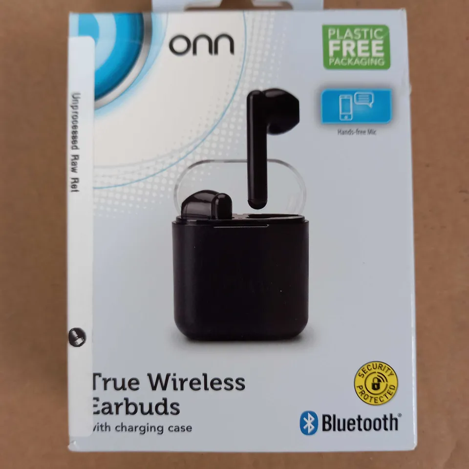 ONN TRUE WIRELESS EARBUDS WITH CHARGING CASE